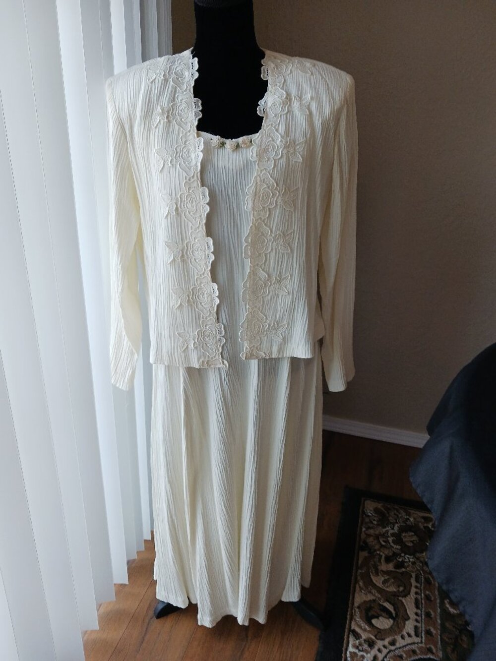 David Rose Off White 2pc Dress